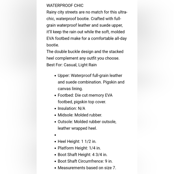 SOREL Lolla Bootie ☆ Waterproof Zip-Up Ankle Boot ☆ Size 8 Womens - Picture 14 of 14